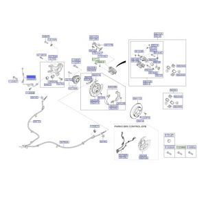 حساس مانع الانغلاق الخلفي اليسار
