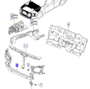 حامل الرديتر كامل