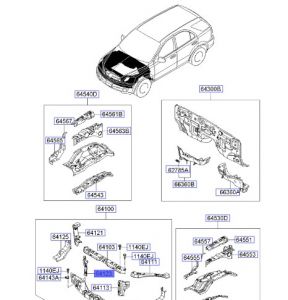صاجة تثبيت شمعة أمامية يمين