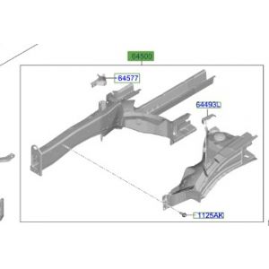 صاجة رفرف داخلية كاملة يسار