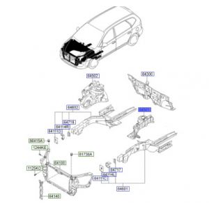 صاجة رفرف داخلية يسار