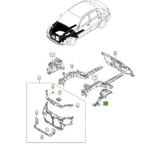 صاجة رفرف داخلية يسار