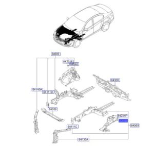 صاجة رفرف داخلية يسار