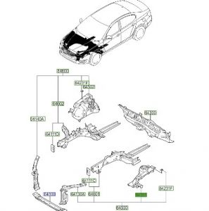 صاجة رفرف داخلية يسار