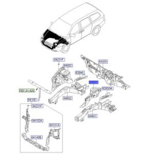 صاجة رفرف داخلية يسار