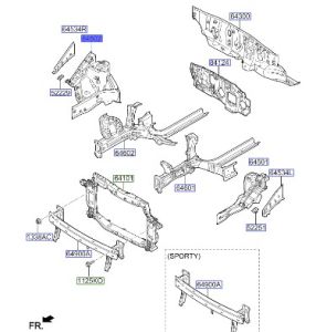 صاجة رفرف داخلية يمين