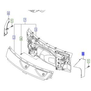 رفرف أمامي يسار