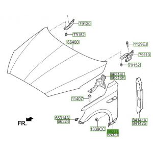 رفرف أمامي يسار