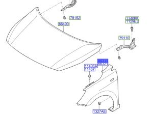 رفرف أمامي يسار