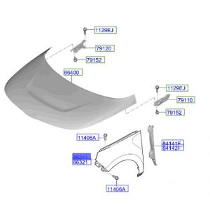 رفرف أمامي يسار