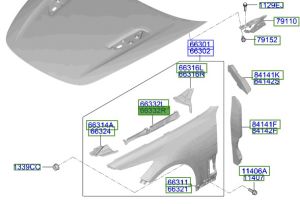 رفرف أمامي يمين