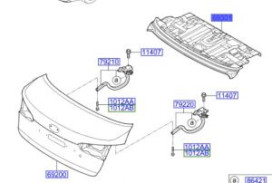 صاجه شنطة داخلية خلفية