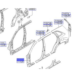 صاجة قائم خارجي يسار