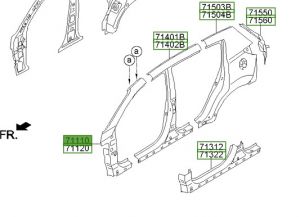 صاجة قائم خارجي يسار