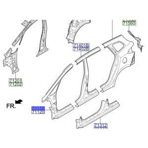 صاجة قائم خارجي يسار