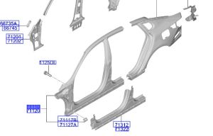 صاجة قائم خارجي يسار