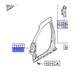 صاجة أمامية خارجية يسار