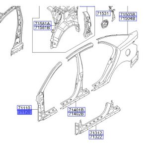 صاجة قائم خارجي يمين