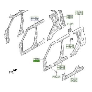 صاجة قائم خارجي يمين