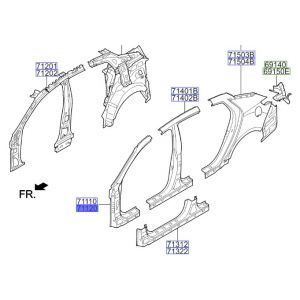 صاجة قائم خارجي يمين