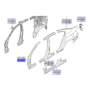 صاجة قائم خارجي يمين
