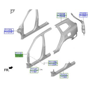 صاجة قائم خارجي يمين