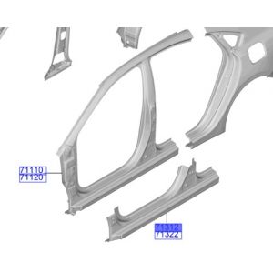 صاجة مسطرة جانبية خارجية يسار