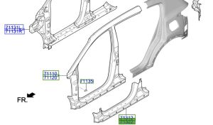 صاجة مسطرة جانبية خارجية يمين