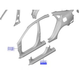 صاجة مسطرة جانبية خارجية يمين