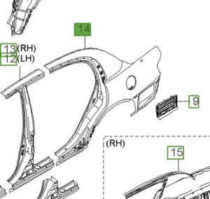 صاجه رفرف جانبيه