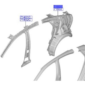 صاجه رفرف داخلية جانبيه يسار