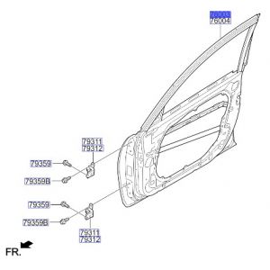 باب أمامي يسار