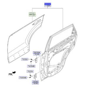 باب خلفي يسار