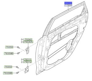 باب خلفي يسار