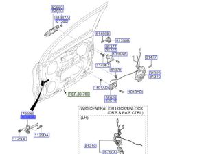 رداد باب أمامي يسار