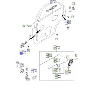 رداد باب خلفي يسار