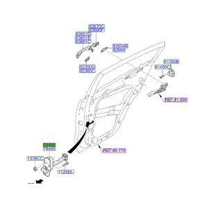 رداد باب خلفي يسار