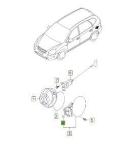 سستة باب مدخل الوقود