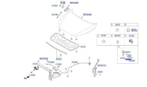 قاعدة يد قفل الكبوت