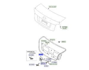 قفل باب شنطة
