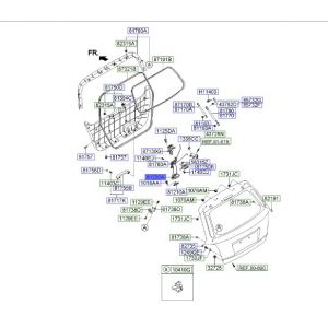 قفل الباب الخلفي