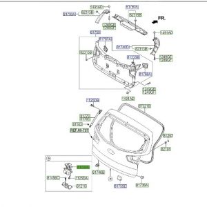 قفل الباب الخلفي
