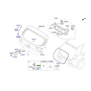 قفل الباب الخلفي