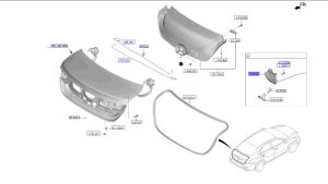 قفل باب شنطة
