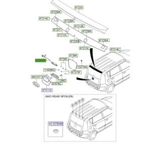 مقبض باب خارجي خلفي