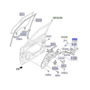 قفل باب أمامي يسار