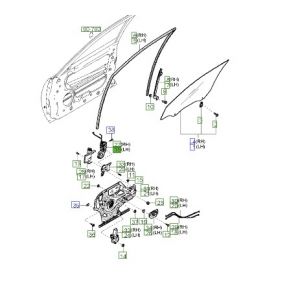 قفل باب أمامي يسار