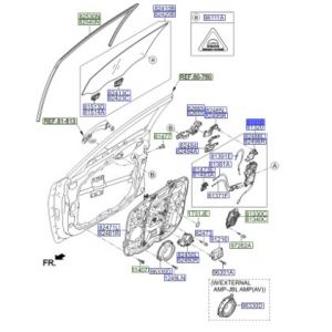 قفل باب أمامي يسار