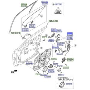 قفل باب أمامي يسار