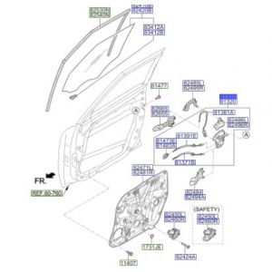 قفل باب أمامي يسار